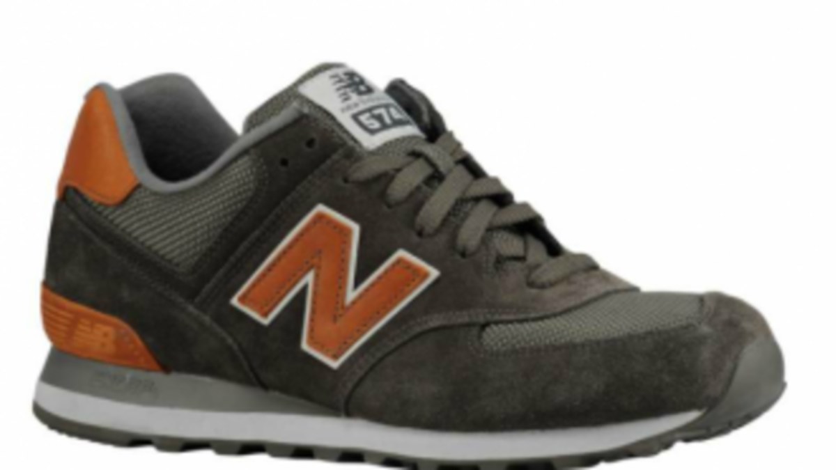 New balance 574 castlerock hotsell with tan