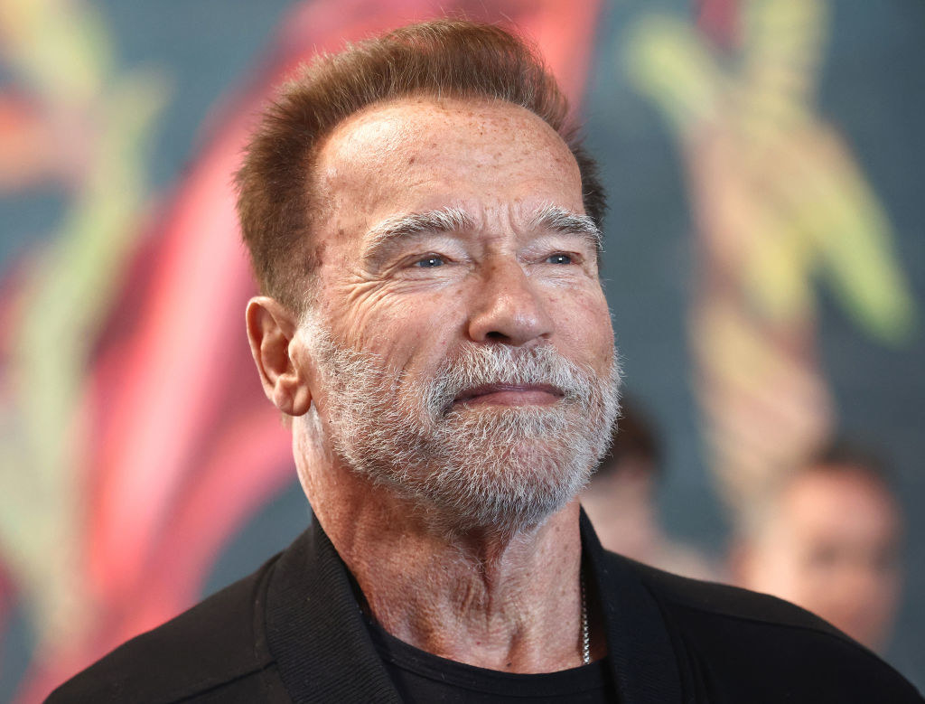 Closeup of Arnold Schwarzenegger
