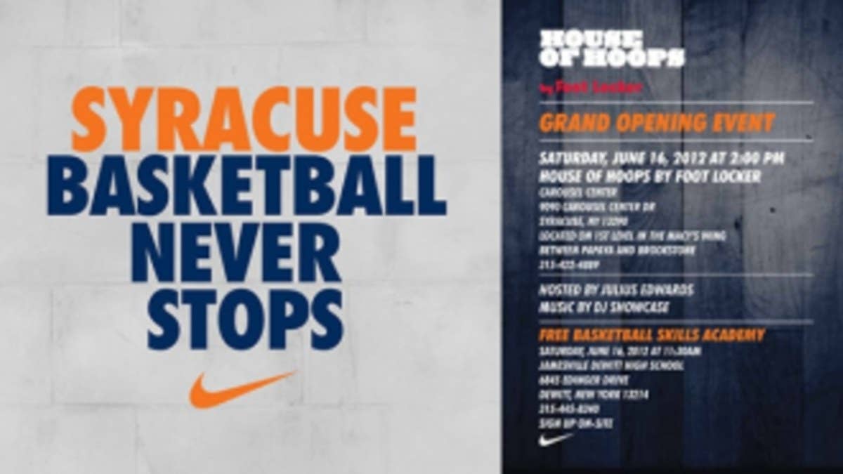 Already home to the most House of Hoops locations, New York will celebrate another Grand Opening this Saturday when the basketball speciality store sets up shop at Carousel Center in Syracuse.
