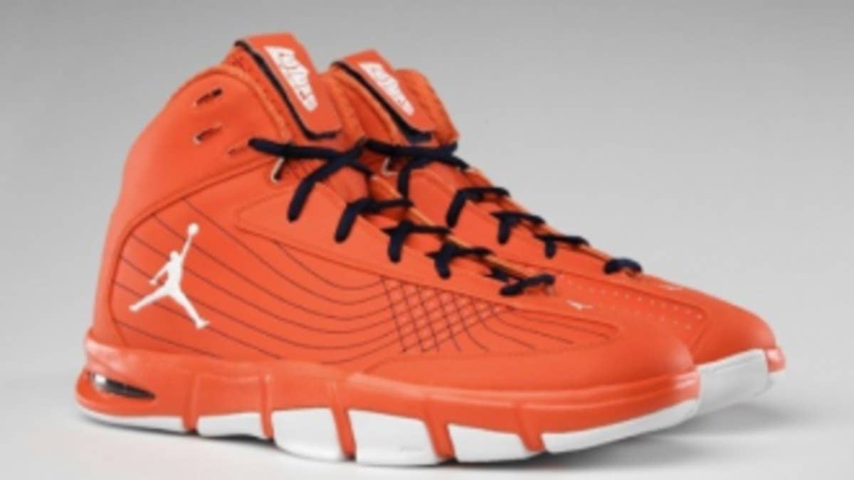 Melo and his alma mater will debut an orange colorway of the Future Sole Melo M7 on the same day.