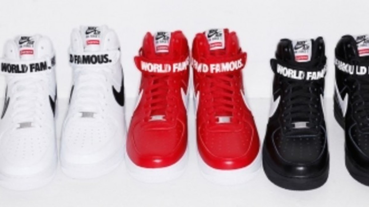 Supreme Announces Release Information for Air Force 1 High Collab | Complex