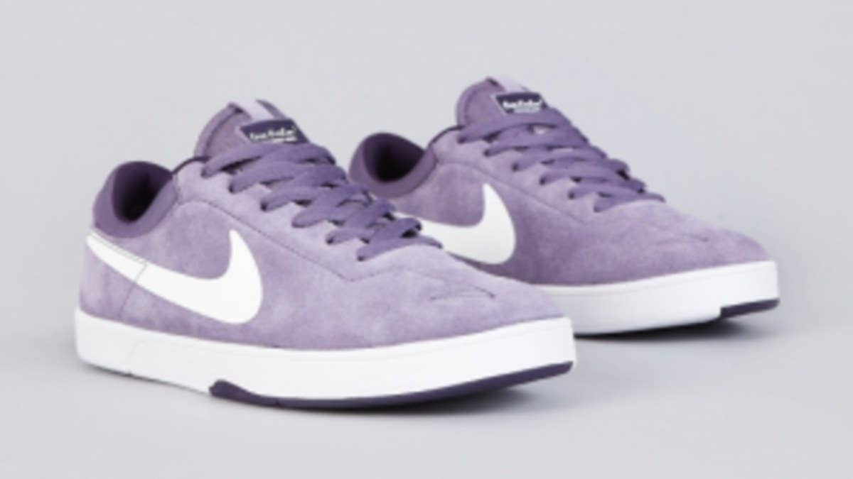 Nike Skateboarding's February footwear collection is previewed today with the arrival of this "Canyon Purple/Grand Purple" edition of the SB Eric Koston.