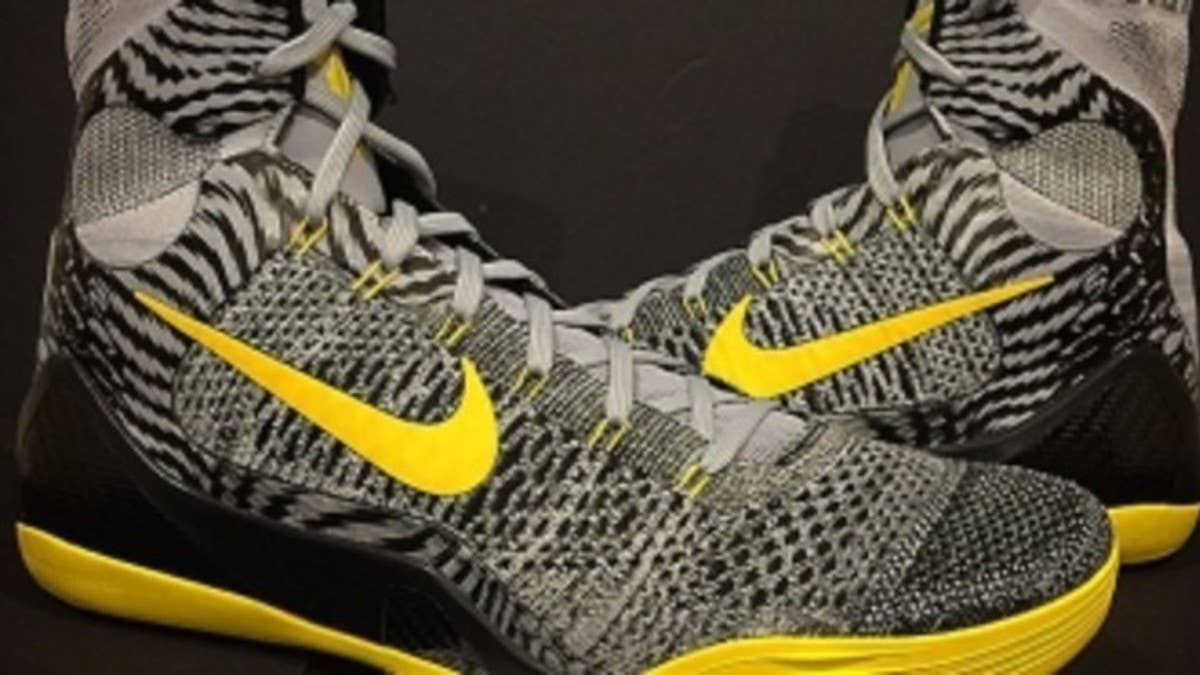 A detailed look at a PE recently worn by Kobe himself.