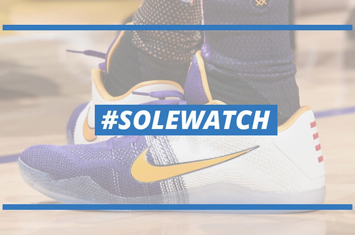 SoleWatch: Kobe Bryant Helps Lakers Upset Warriors in a Nike Kobe 11 PE