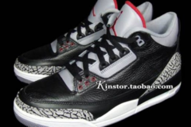 Jordan retro 3 hot sale mens red