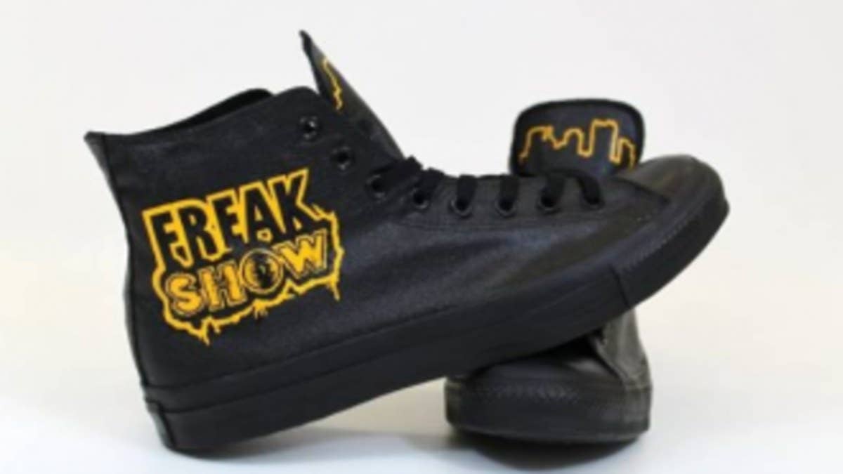 For his latest project, Brush Footwear's Ben Smith takes on the iconic Converse Chuck Taylor All Star for a piece requested by local morning radio host Mikey of the 96.1 Kiss FM Freak Show in Pittsburgh.