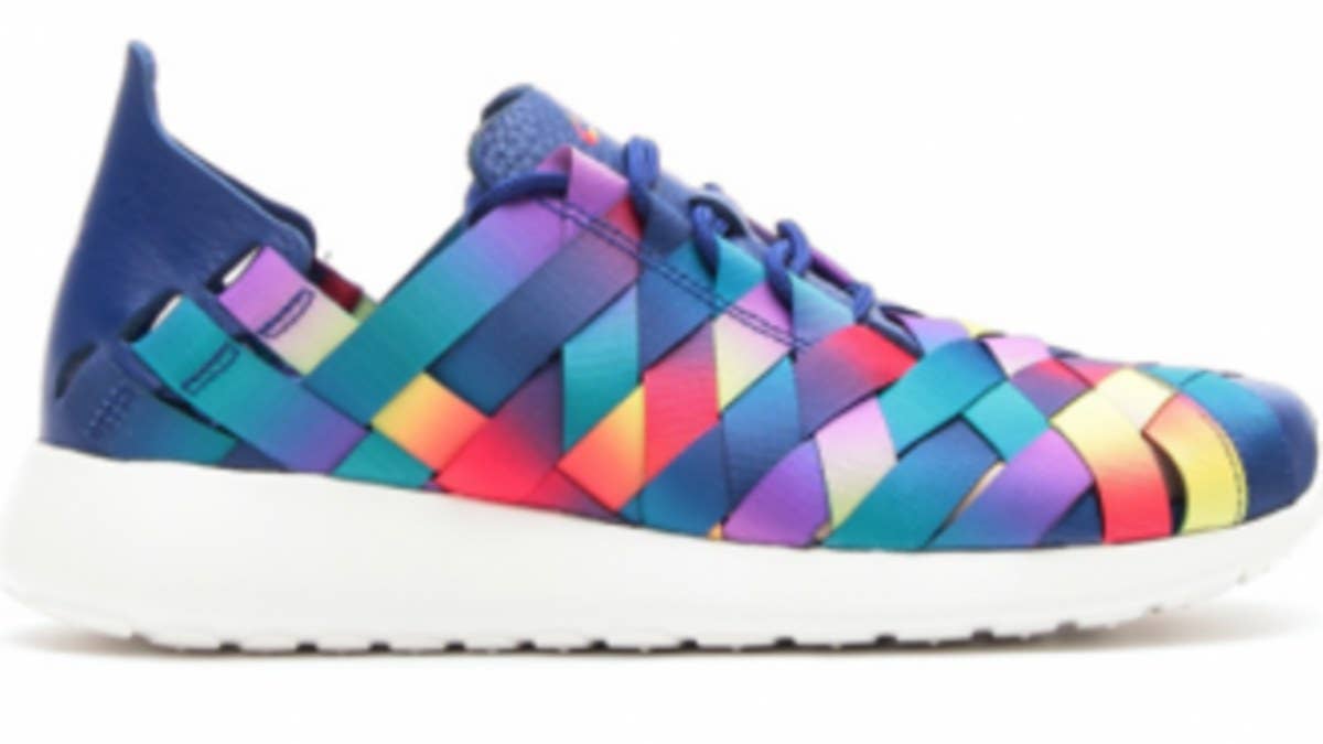 The new Nike WMNS Roshe Run Woven will release this month in a fascinating "multicolor" build, featuring a unique woven upper.