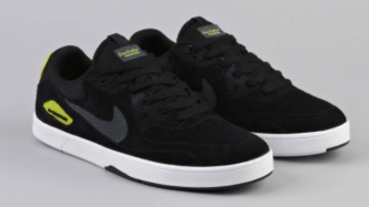 The Nike SB Koston x Heritage officially debuts in a Black / Anthracite / Atomic Green colorway.