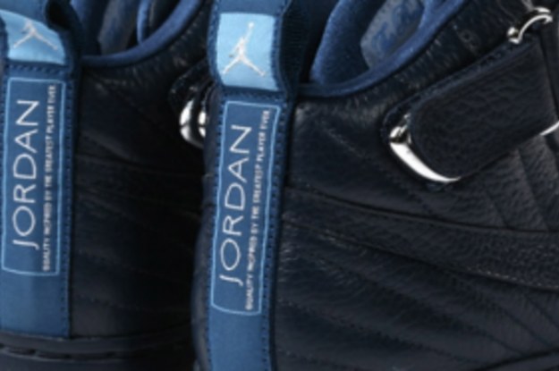 jordan ajf 12 black blue sapphire