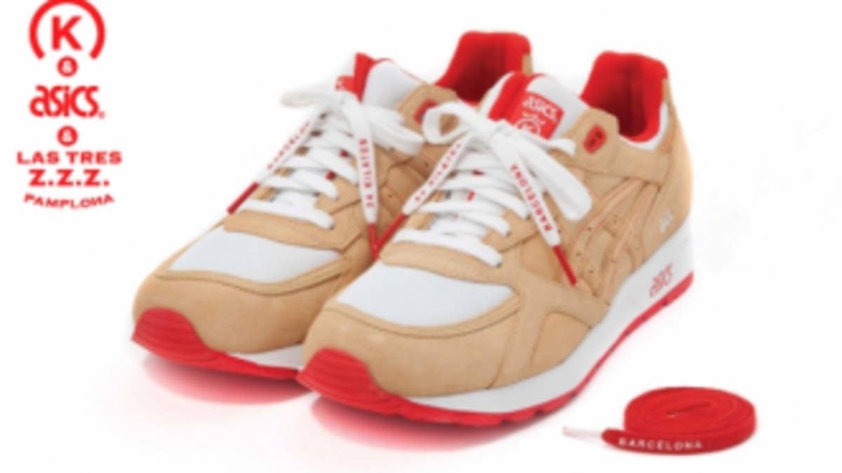 A look at the complete San Fermines Fiesta collaboration between Asics, 24 Kilates, and Tres ZZZ. 