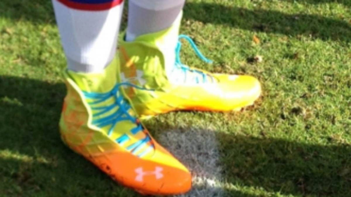 Cam Newton and Under Armour are leaving their mark during pre-game festivities.