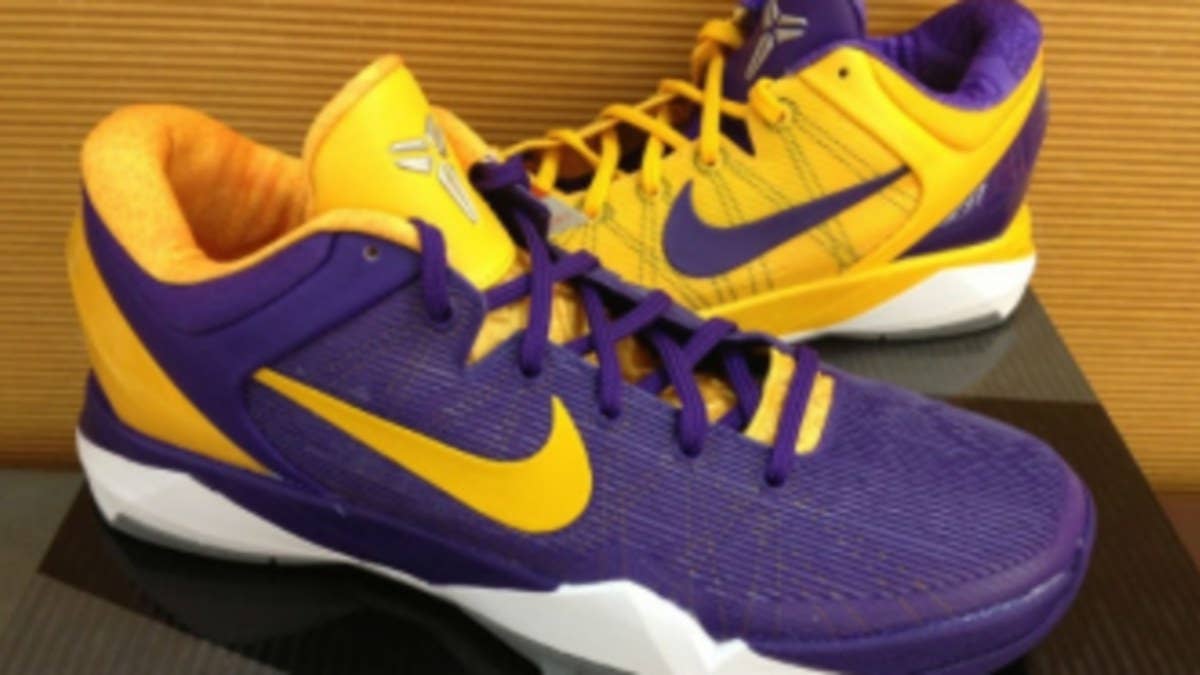 With the Kobe VIII set to make its usual December landing, the VII will still be Kobe's weapon of choice to start the '12-'13 season.