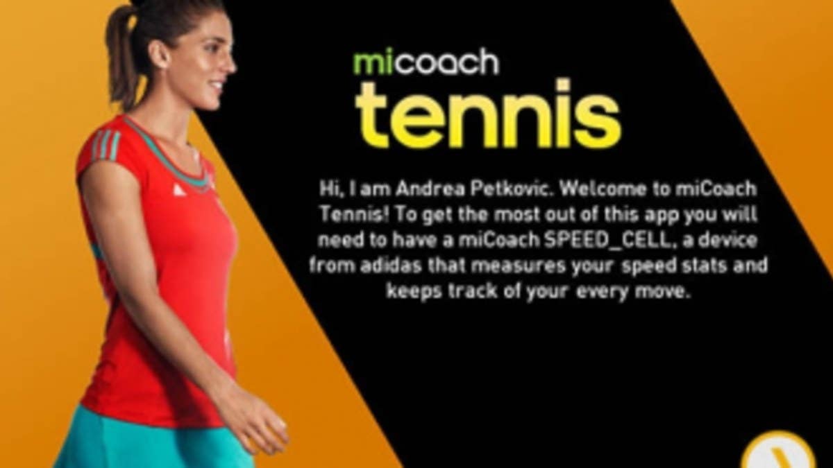 The interactive experience is led by German tennis star Andrea Petkovic, who guides you through a tennis program similar to those used by professionals.