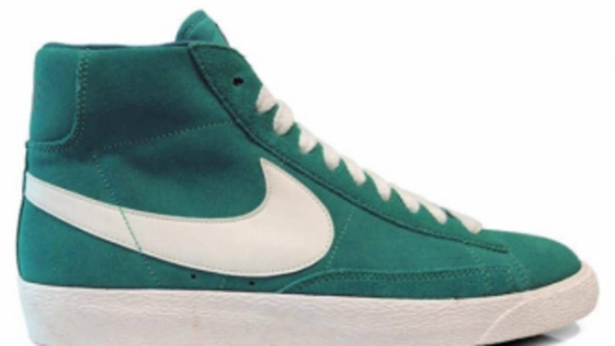 Nike Sportswear's spring 2012 footwear collection will include the always popular Blazer High Suede, scheduled to release in four vintage-finished looks.  