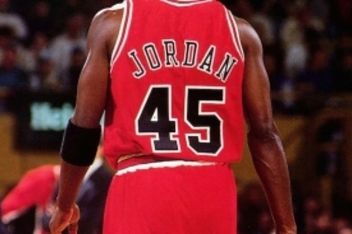 Michael Jordan baseball jersey number 45 brand new