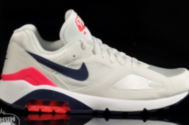 Nike Air 180 Summit White Midnight Navy Solar Red Complex