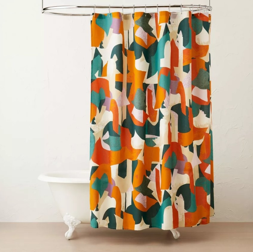 The abstract shower curtain