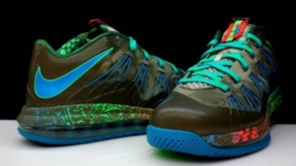Nike Basketball introduces one last look for last season's LeBron X Low, putting on display a unique reptile-inspired theme.