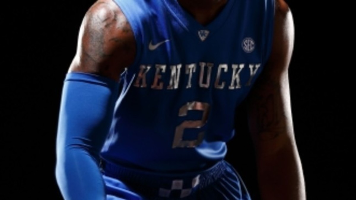 Trending] New Custom Kentucky Wildcats Jersey Blue Elite