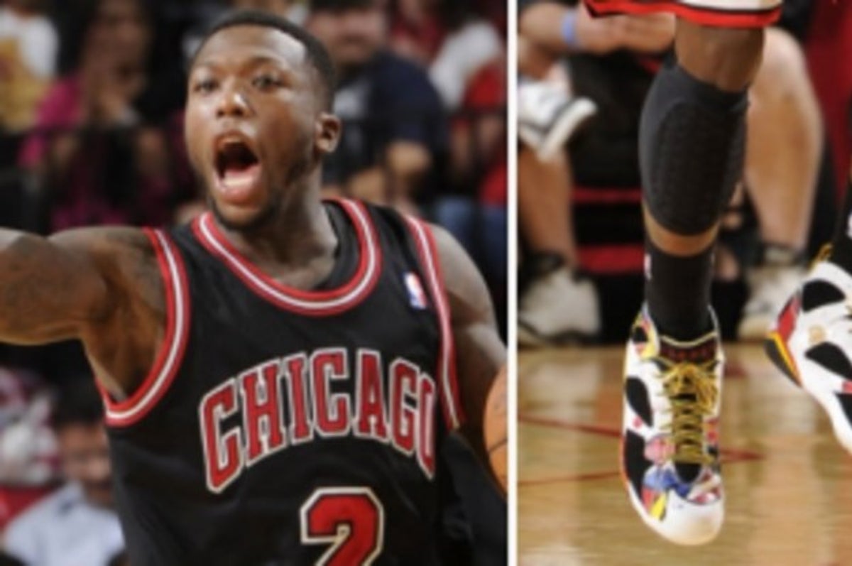 Nate Robinson's Air Jordan Customs by Mache 