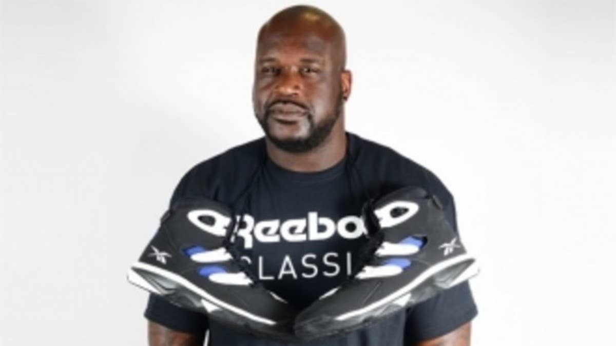 Shaq sits down with Reebok to talk about his signature shoe in a new video.