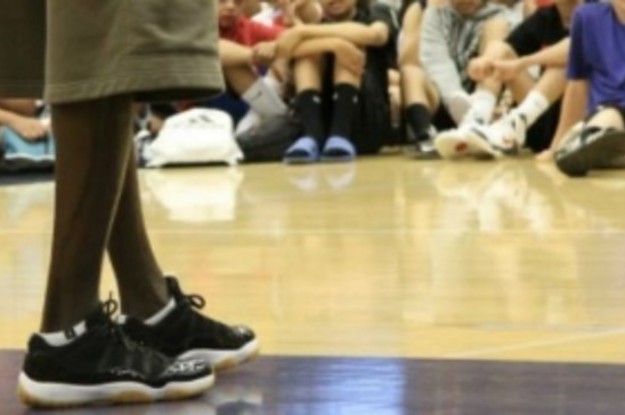 jordan 11 on feet with shorts