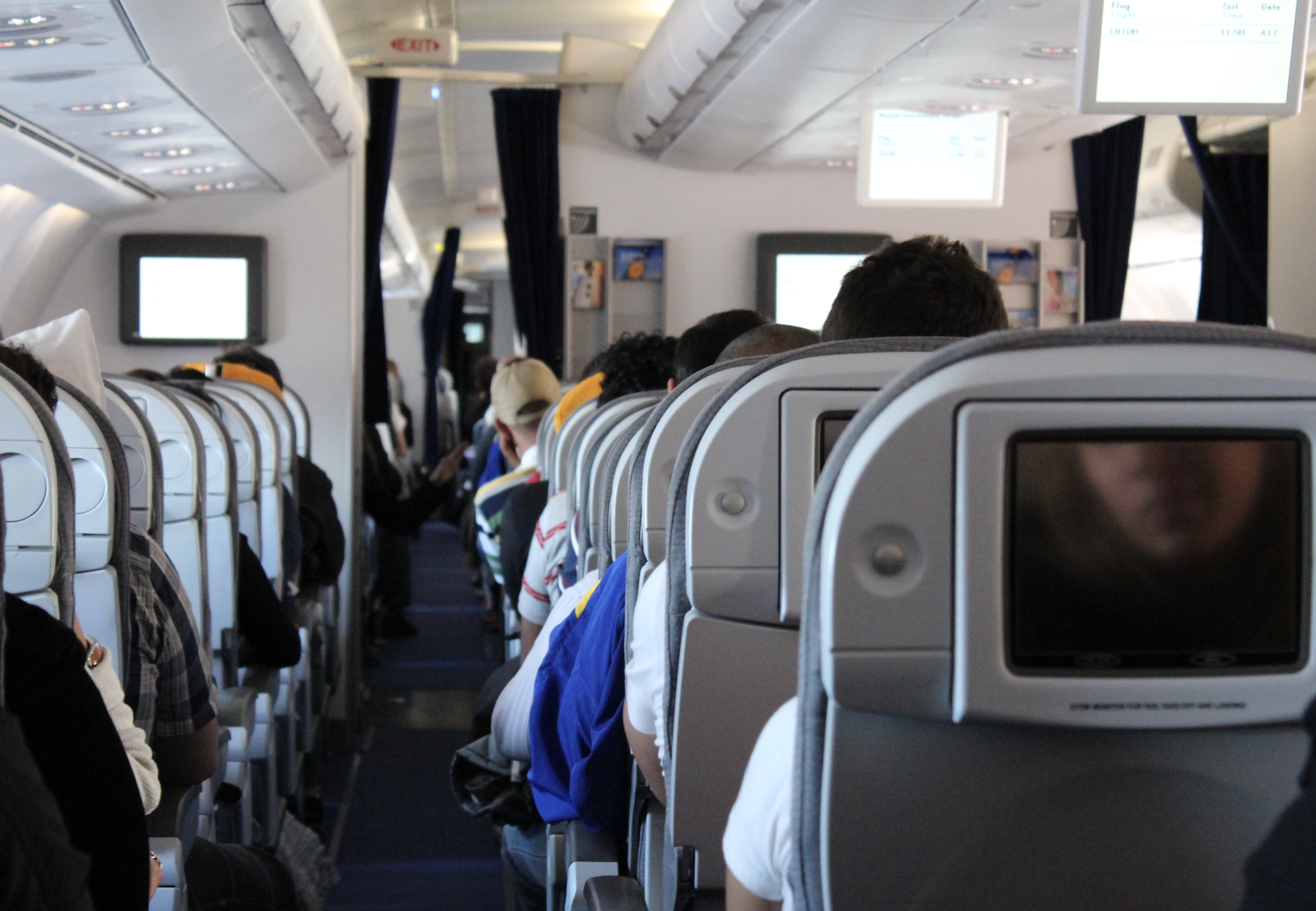 Passengers in aircraft
