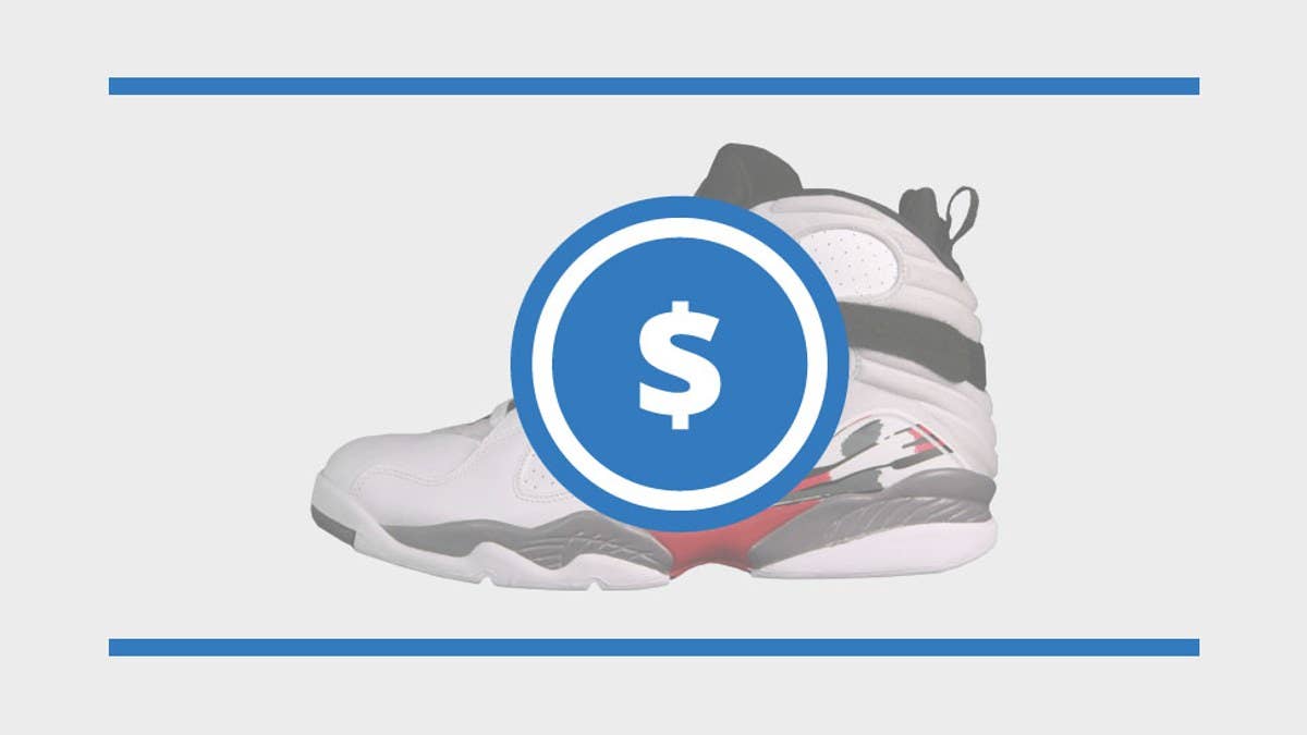 Check out the current after market prices for the Air Jordan 8.