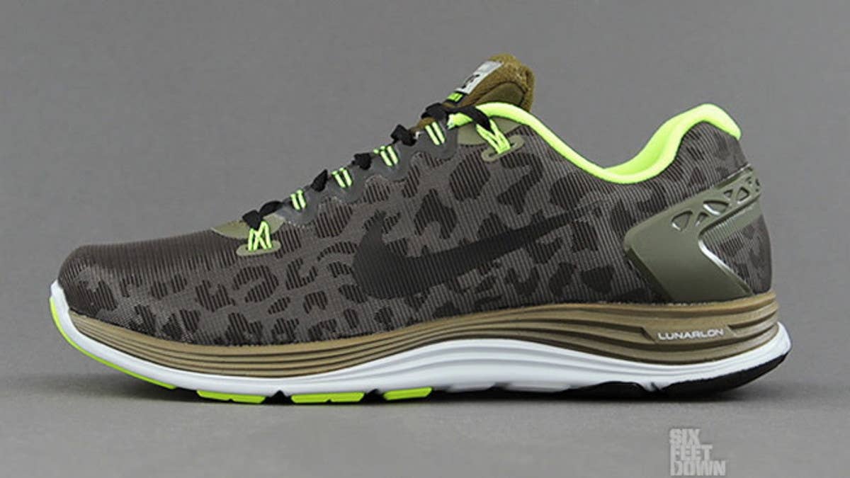 Nike continues to gear up for the upcoming winter with a new Shield Pack, highlighted by a "cheetah" print LunarGlide+ 5.
