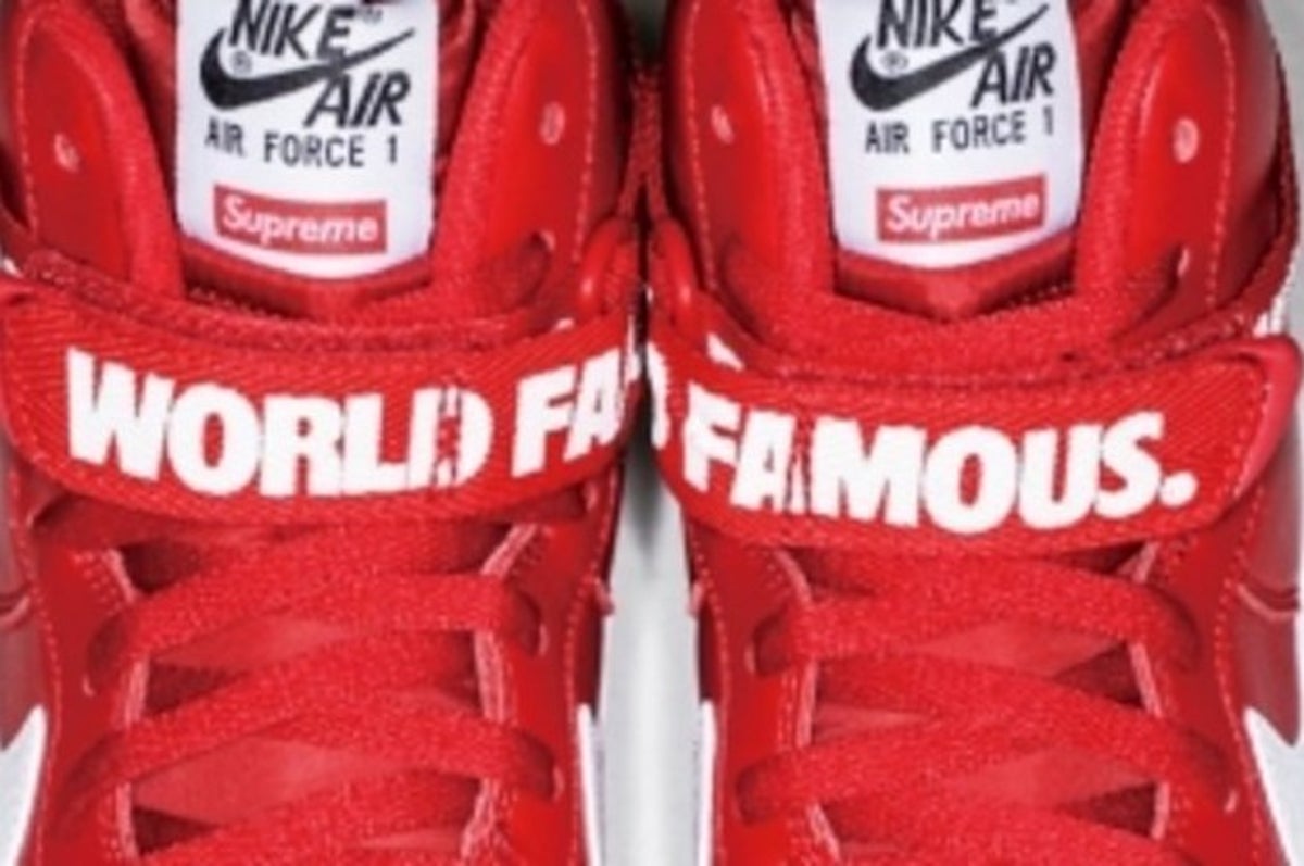 Supreme x Nike Air Force 1 High May Also Be Releasing in Red