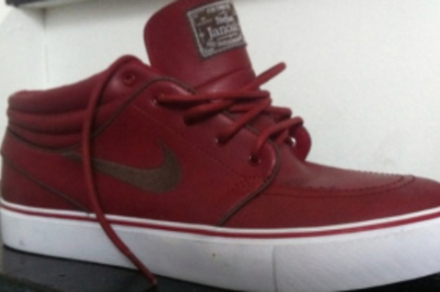 Nike SB Zoom Stefan Janoski Mid Red Leather Complex