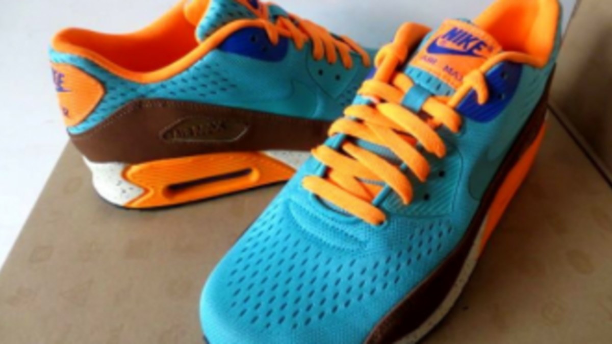 felicidad Permanecer de pié pausa Nike Air Max 90 EM - Blue/Orange-Brown | Complex