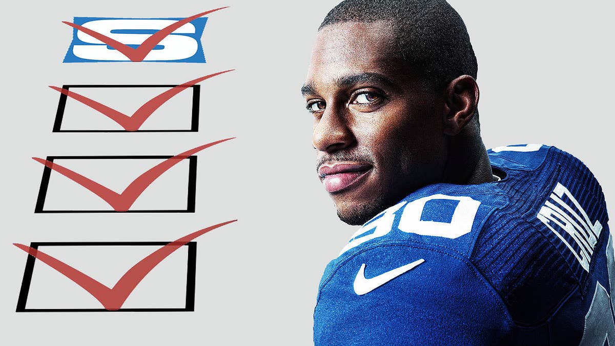 What does Victor Cruz have to say about sneakers and life? 