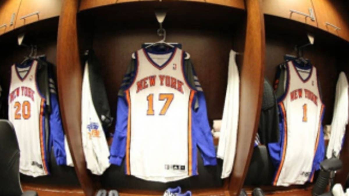 What does the NBA's newest star keep in his MSG locker?