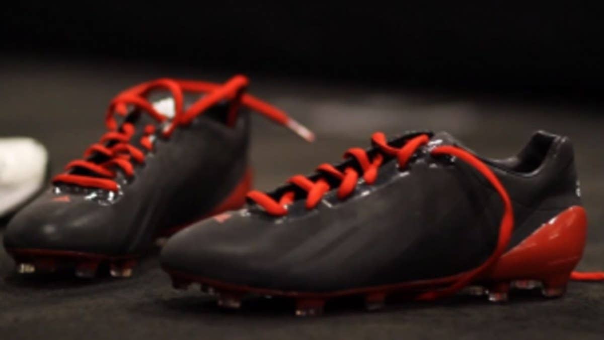 Ahead of this weekend's first ever Unrivaled Game, Nebraska players got an early look at the custom adidas adiZero Smoke cleats they'll be wearing against Wisconsin.