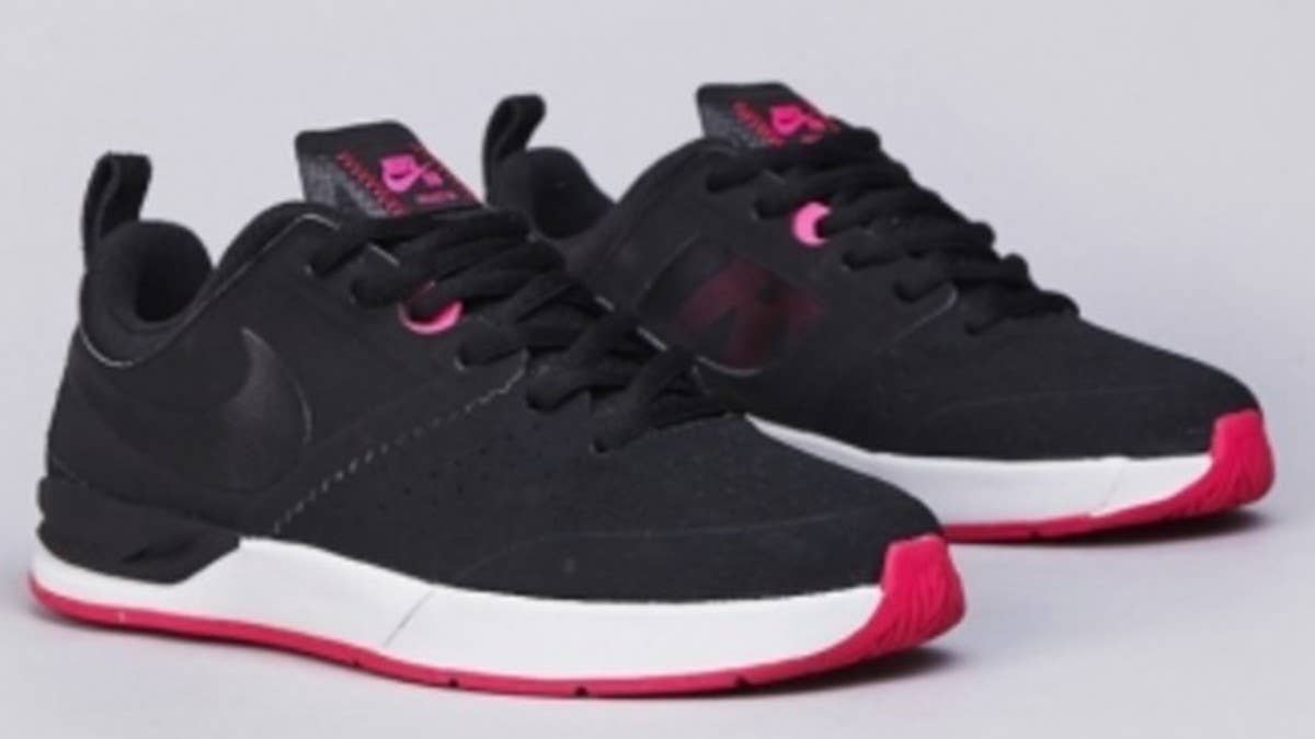 The recently introduced SB Project BA by Nike Skateboarding is also hit with a pink foil-accented colorway.