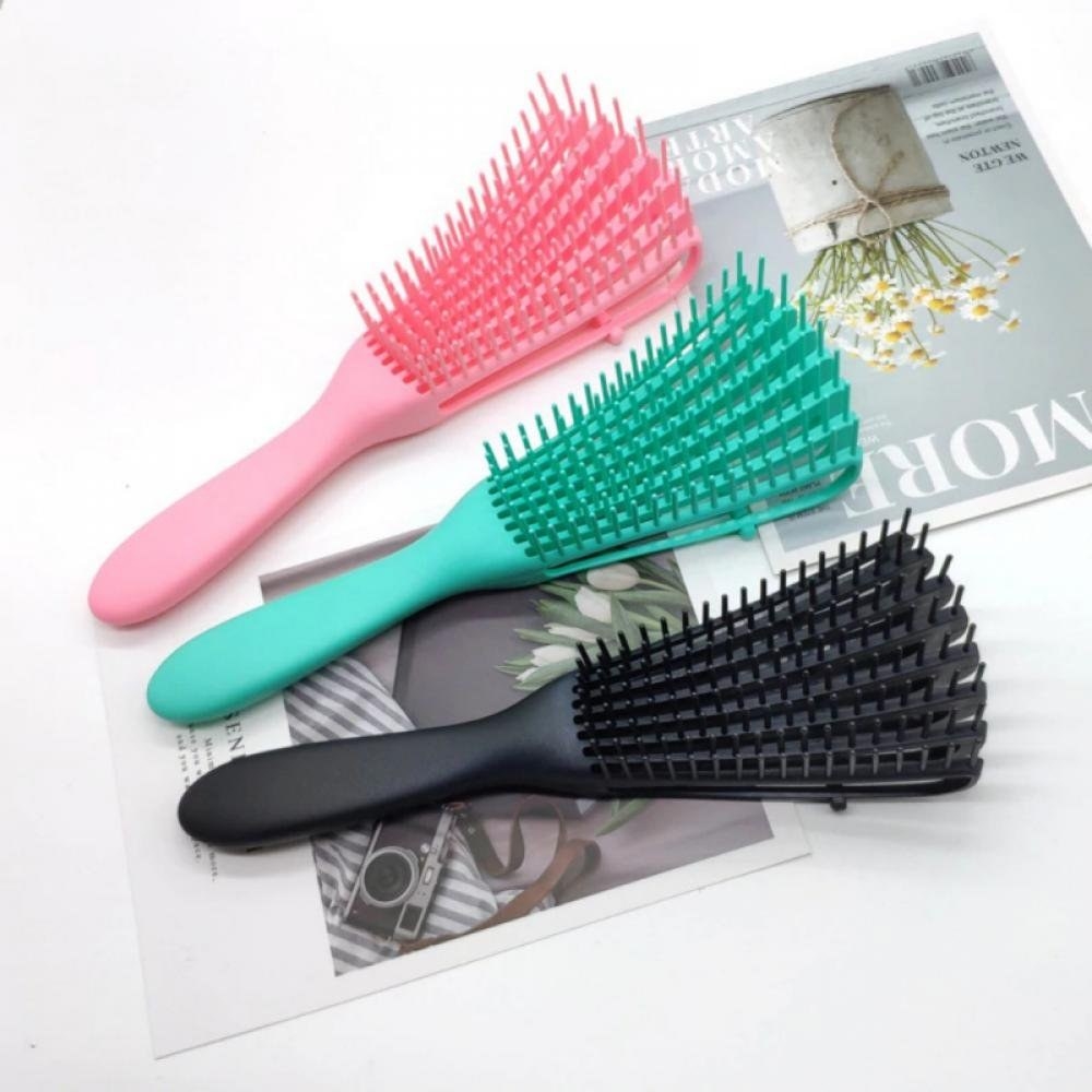 Three hair brushes