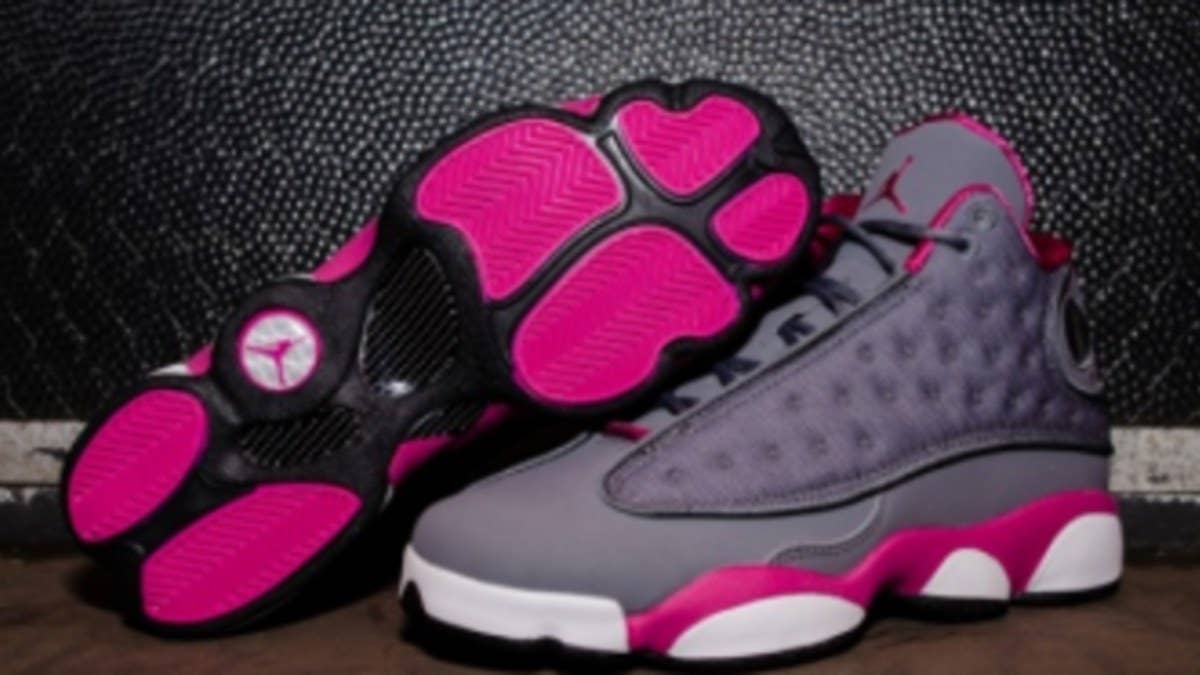 Also releasing later this month will be this never before seen Air Jordan 13 Retro for the ladies.