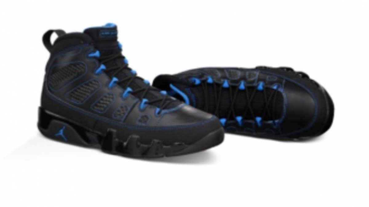 Accidentally put into production prior to last year's release of the 'Photo Blue' Air Jordan 9 Retro, the Jordan Brand will now be releasing the 'Black Bottom' pairs we were never supposed to see.