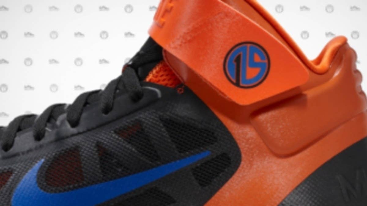 Take a look at the Nike Air Max Fly By in a Player Exclusive colorway made for Amar'e Stoudemire's road games.