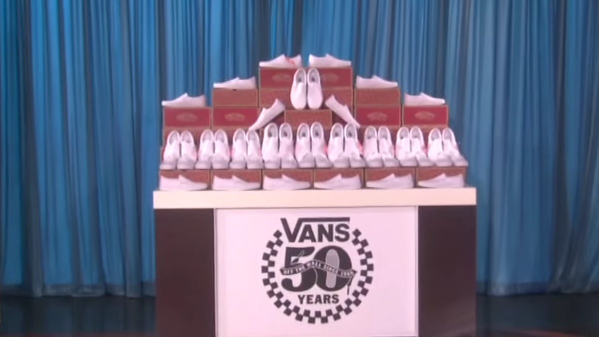 Damn daniel lifetime store supply of vans