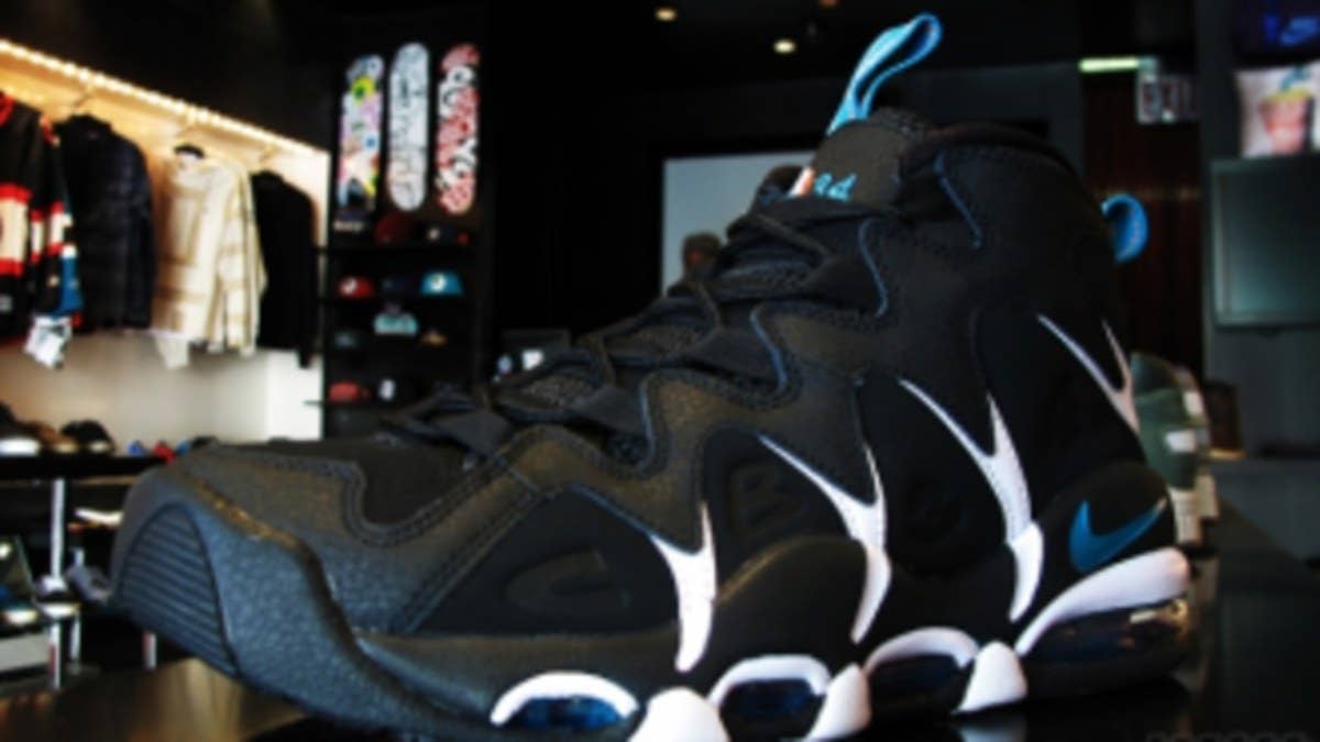 Arriving at retailers this month is this all new colorway of the Air Max CB34, making use of the OKC Thunder's team colors.
