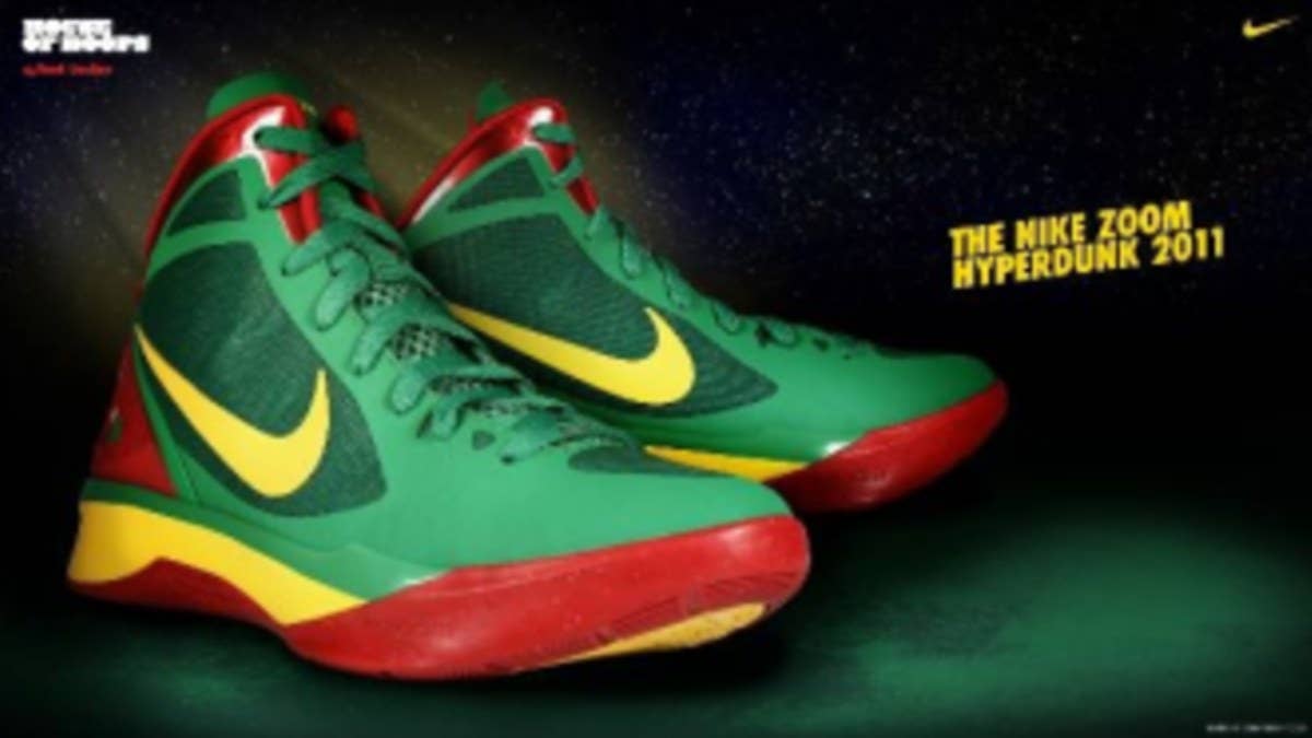 Despite coming up short at Eurobasket, the Lithuania men can take a little pride in this unique colorway of the Hyperdunk 2011.