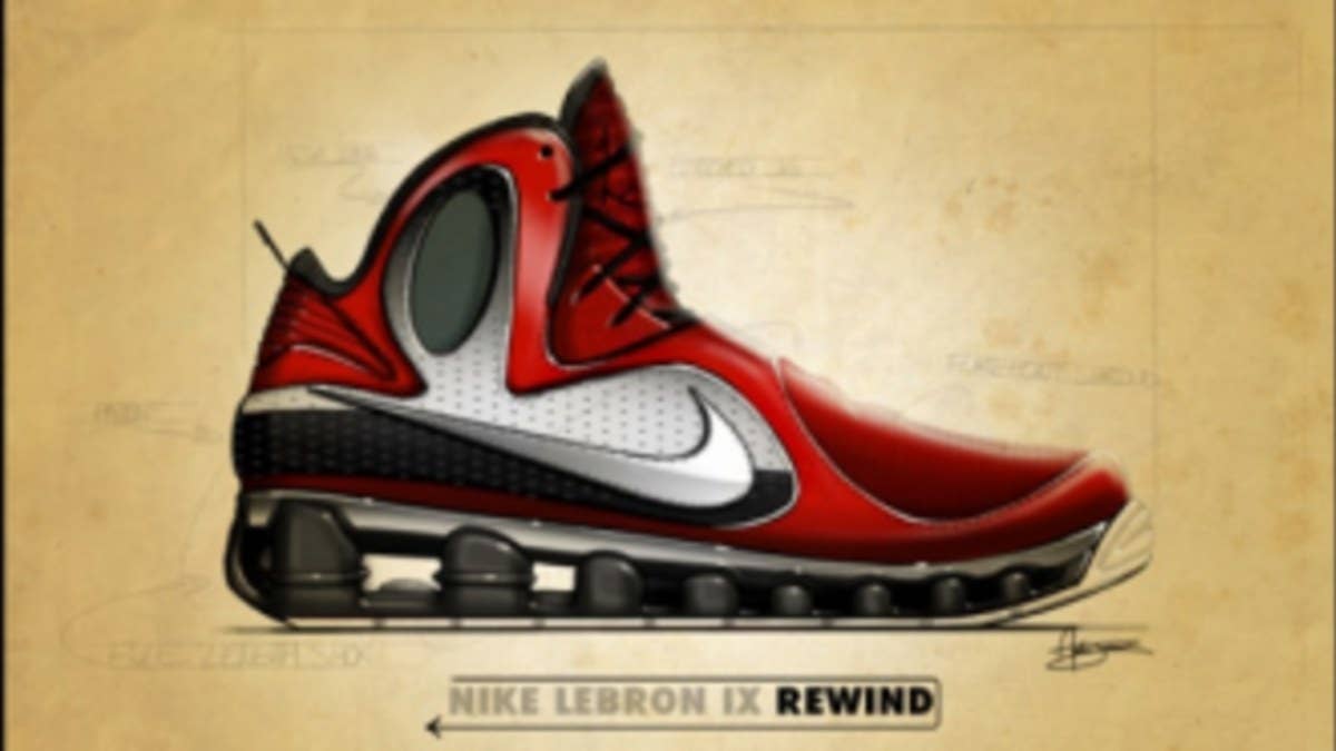 4Cent designer Austin Jermacans takes the LeBron 9, Hyperdunk 2011 and Kobe VI back in time, adapting them to the design language of the early 2000s
