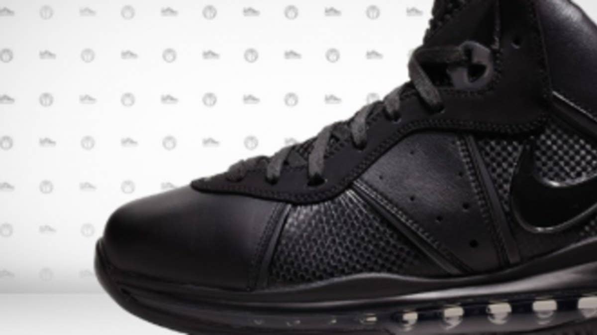 Nike gives us an official look at the Triple Black LeBron 8 a week before it hits stores.