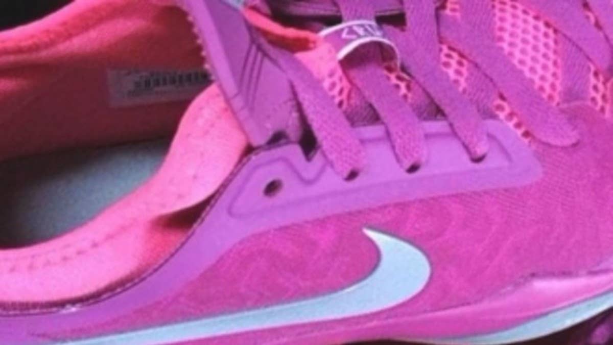 As part of their ongoing partnership with the Kay Yow Cancer Fund, Nike serves up the Zoom Crusader in a pink-based Breast Cancer Awareness colorway.