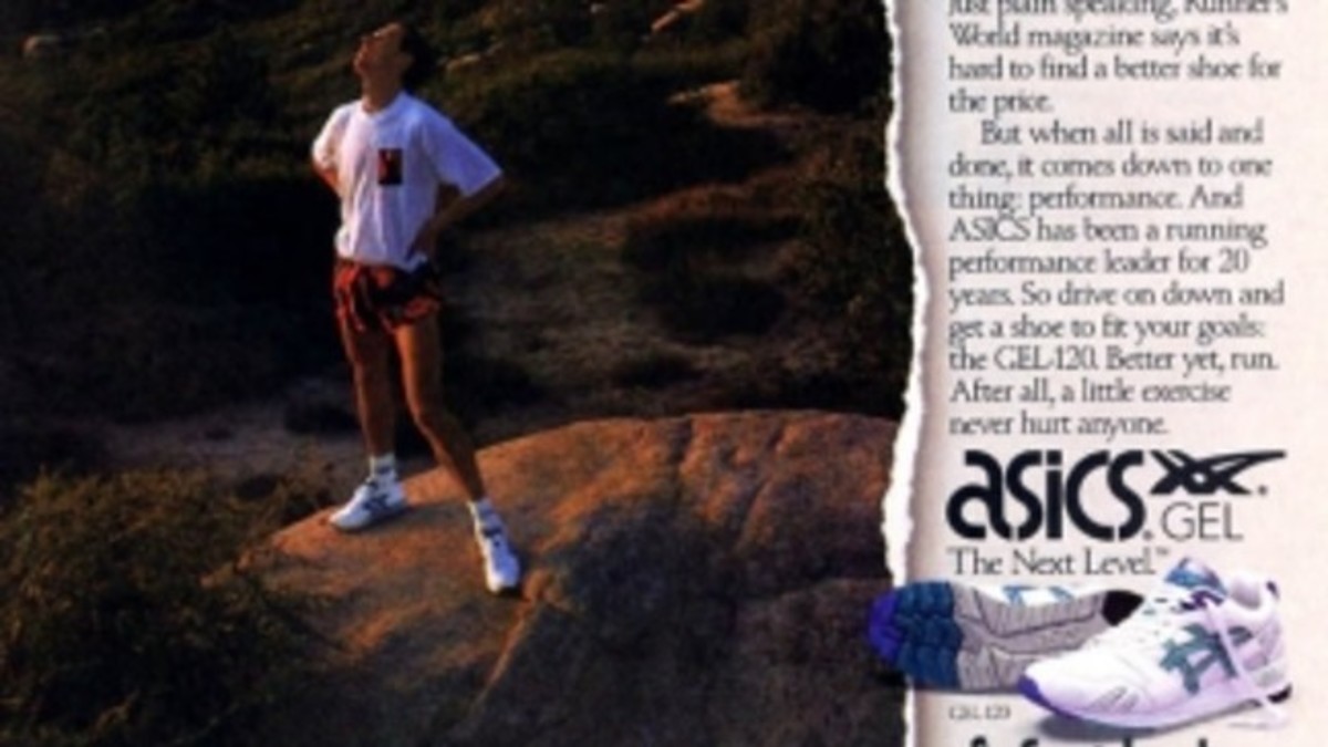 Vintage Ad ASICS Gel 120 Complex