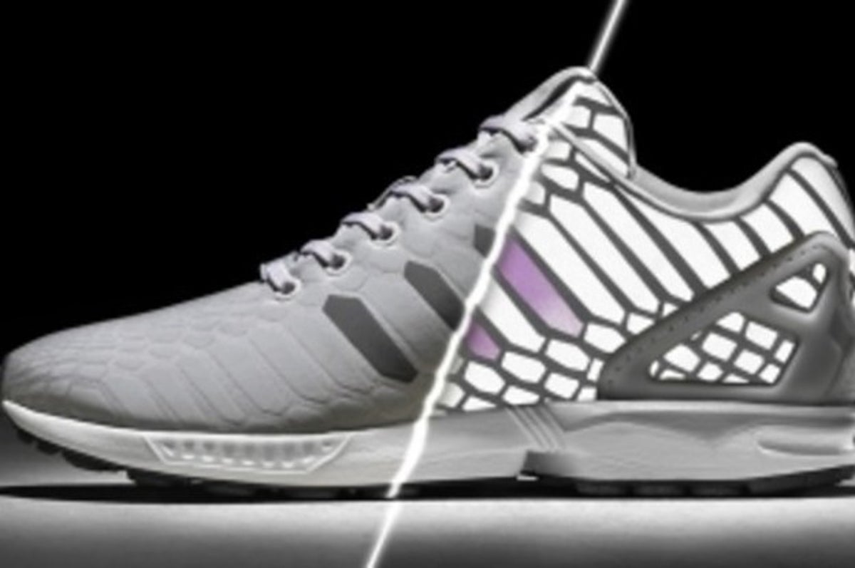 adidas Originals ZX Flux Sneakers In Silver