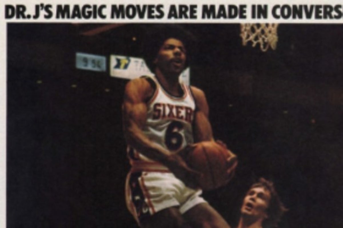 1977 Dr. J Converse Show Ad Poster - Row One Brand