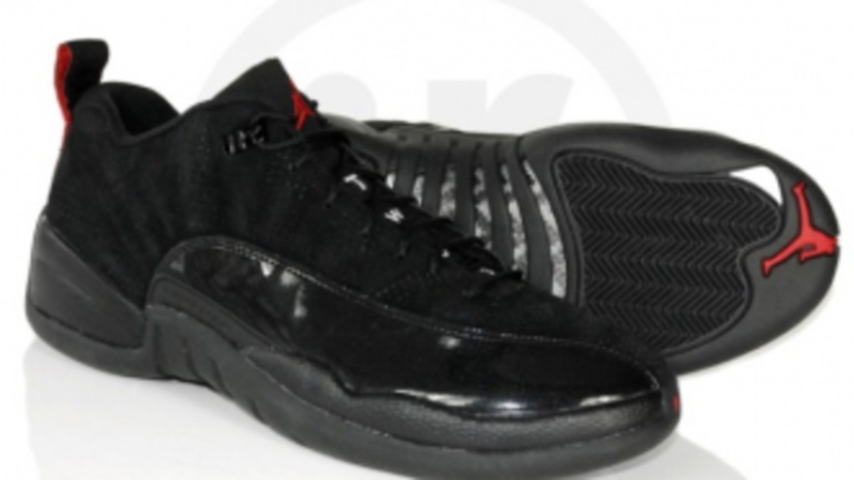 Jordan 12 Retro Low Black Patent